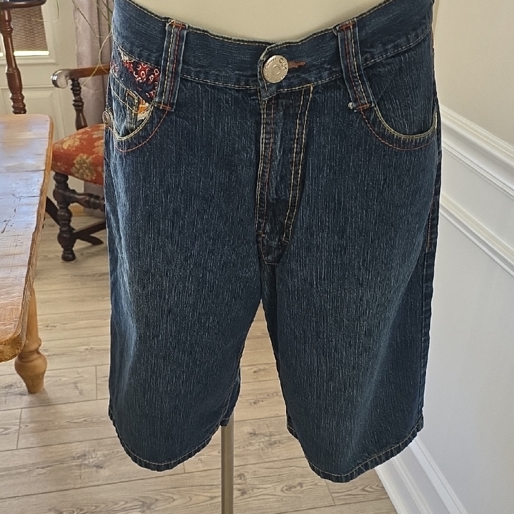 CLH CREATING LIMTLESS HEIGTS Classic Blue Denim Men's Jean Shorts